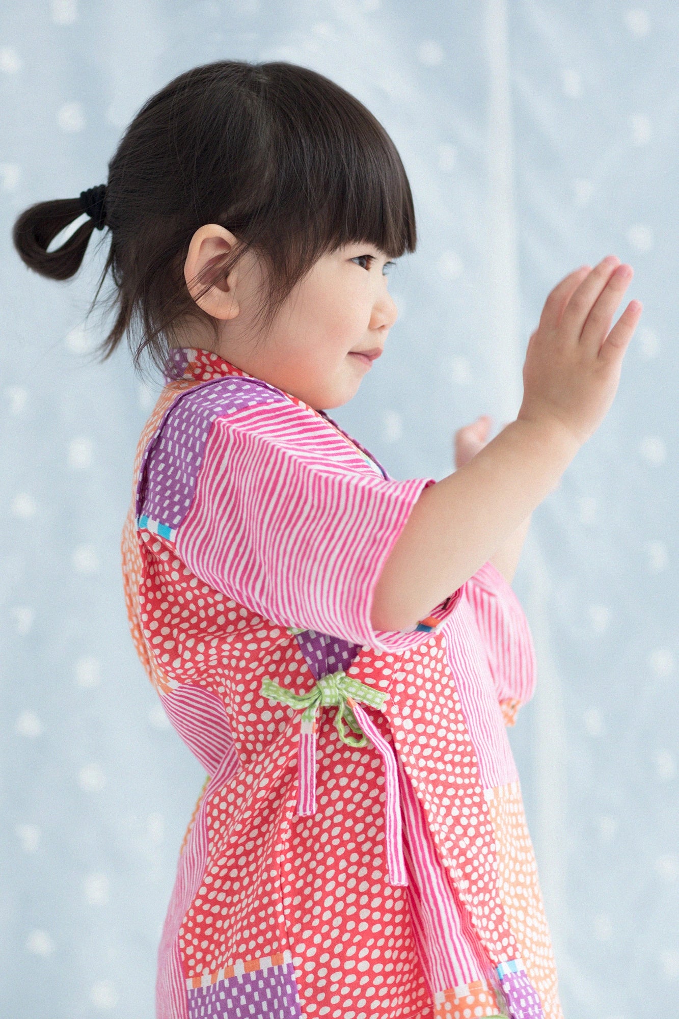 ●Isemomen Cotton Jinbei Set／Lines and Dots Miyabi