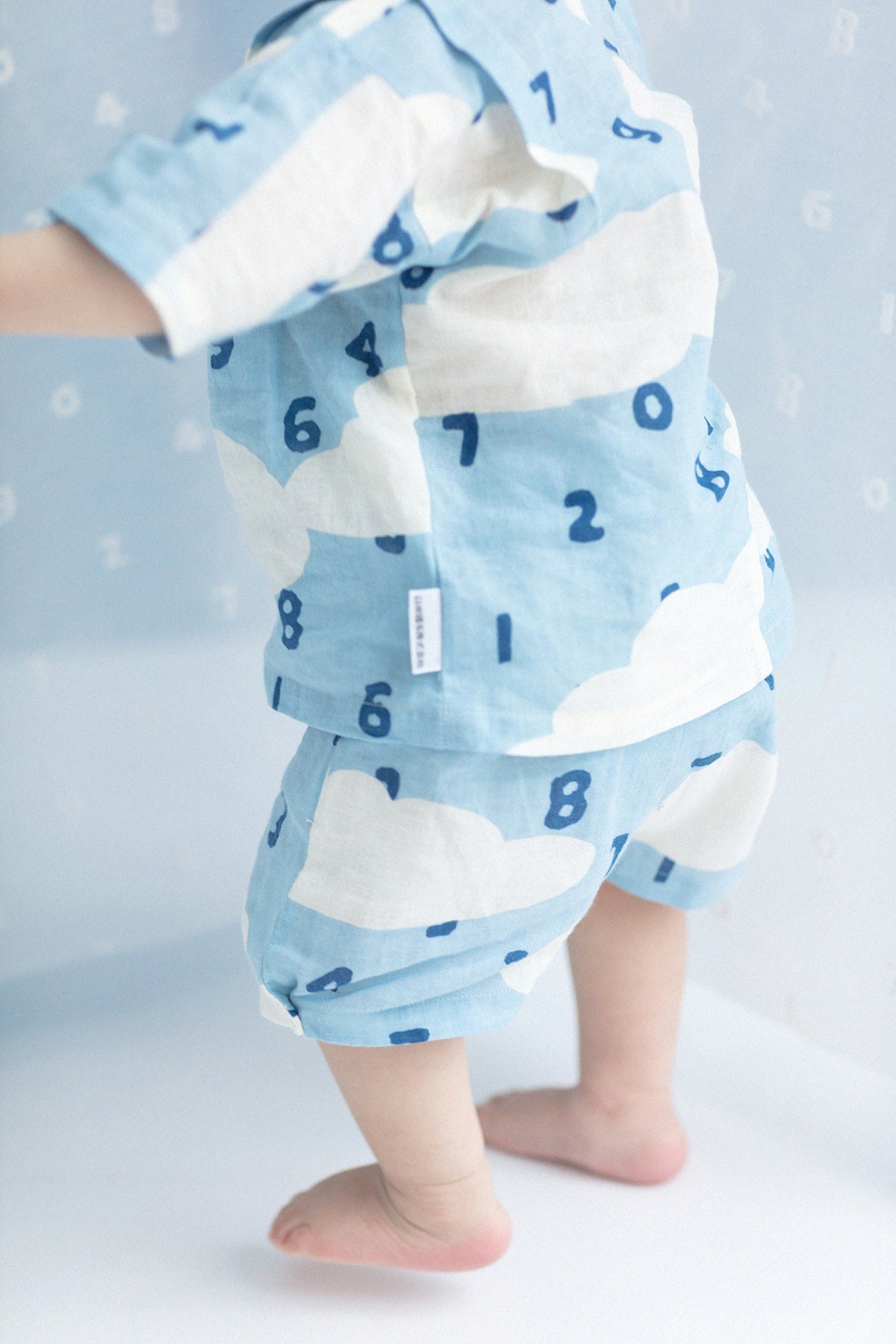 ●Isemomen Cotton Jinbei Set／SO-SU-U in Clouds