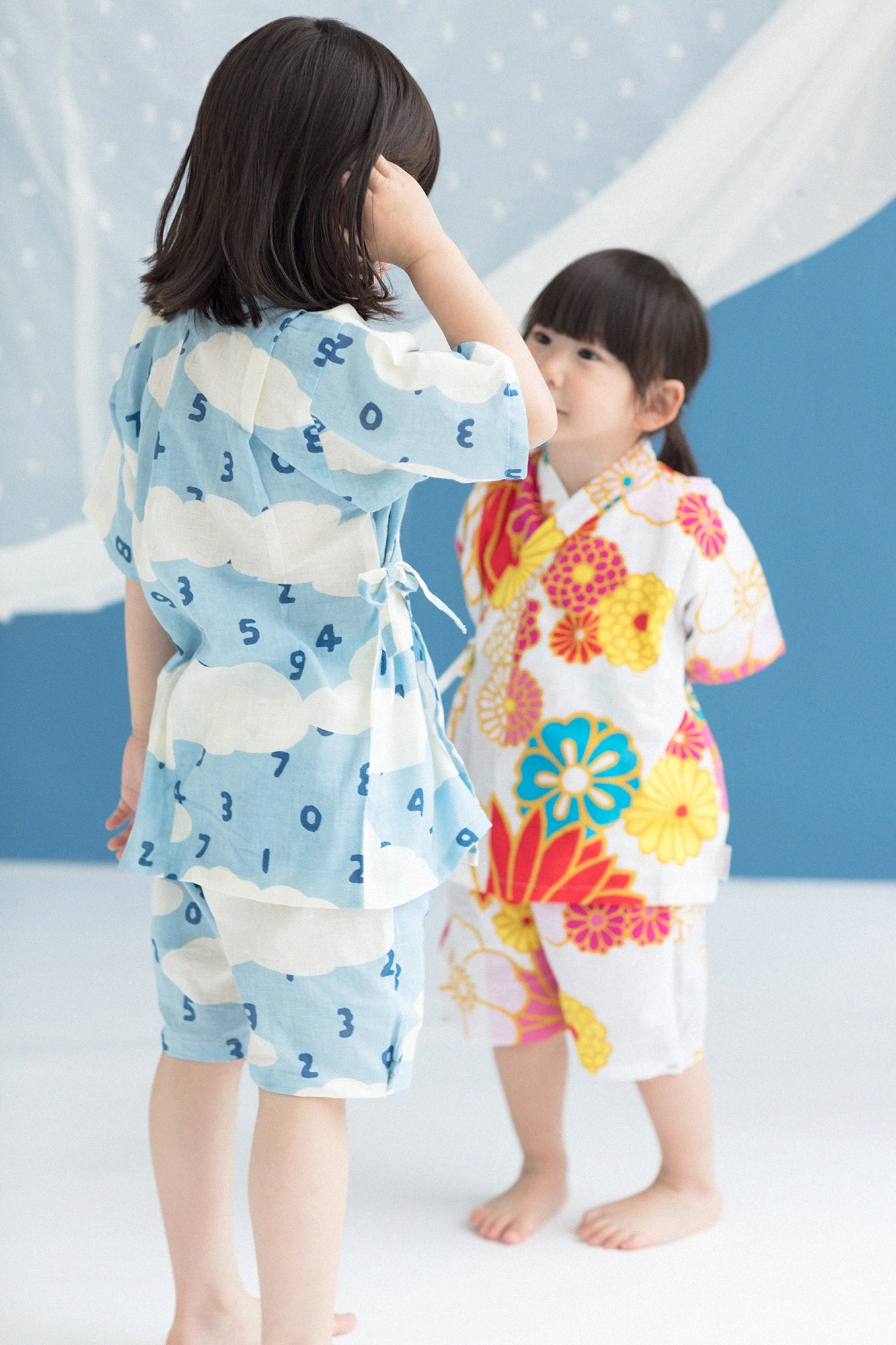 ●Isemomen Cotton Jinbei Set／SO-SU-U in Clouds