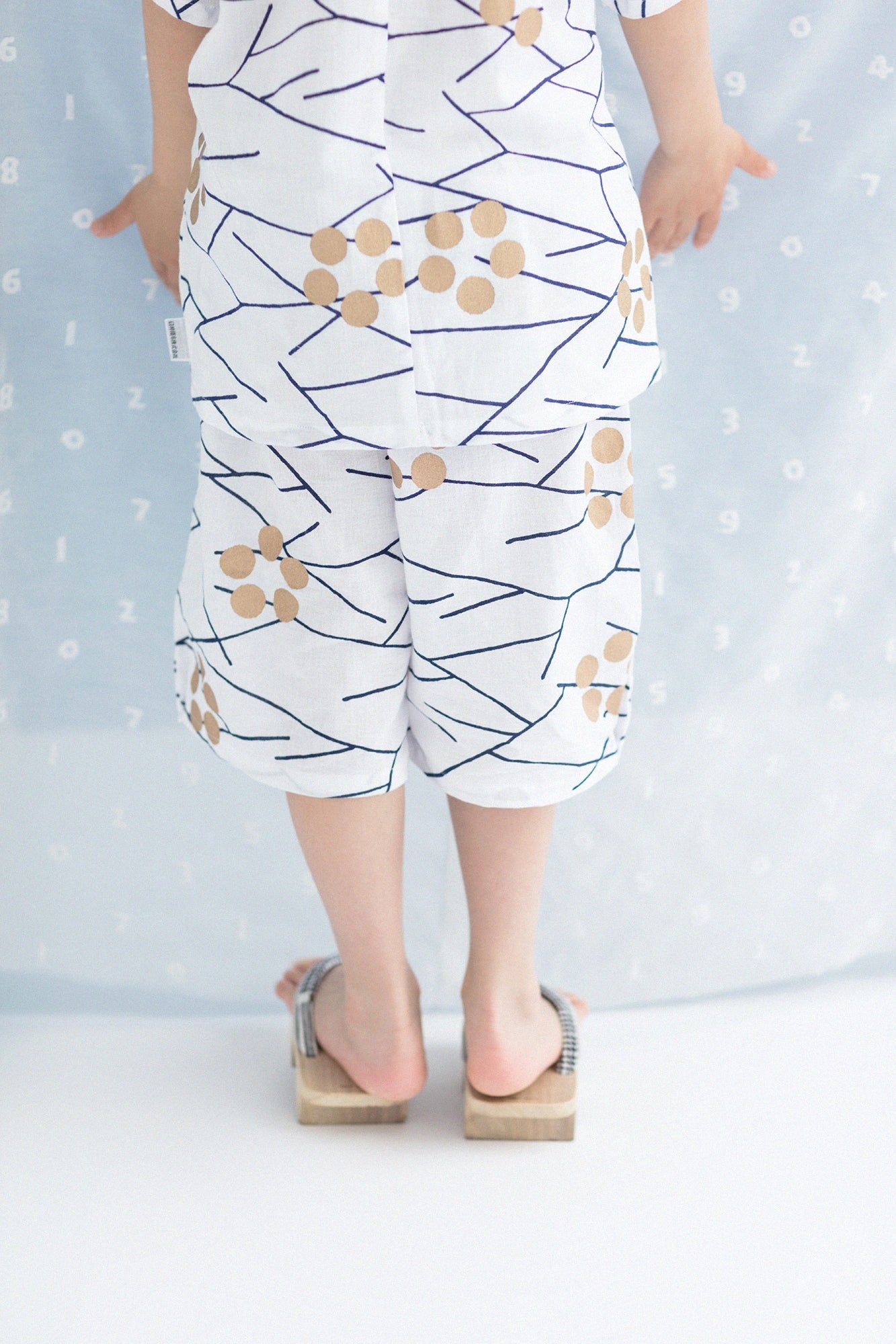 ●Isemomen Cotton Jinbei Set／Ice Plum