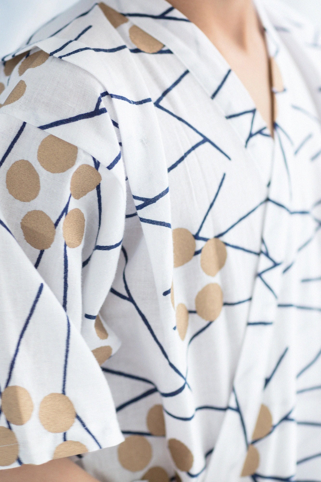 ●Isemomen Cotton Jinbei Set／Ice Plum