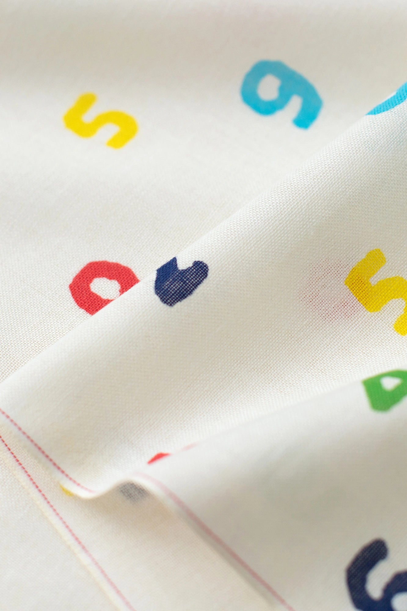 布料剪裁販售 （伊勢木棉 手巾布料）／SO-SU-U十數 五色＜50cm＞