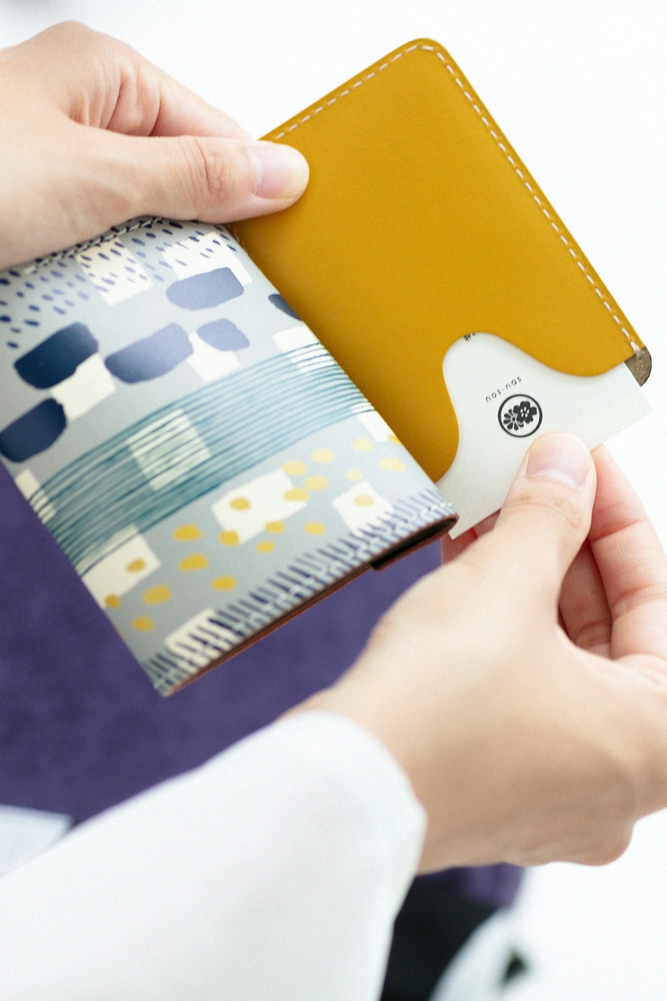 SOU・SOU×クアトロガッツ 小さいふ。／路地（ろじ）