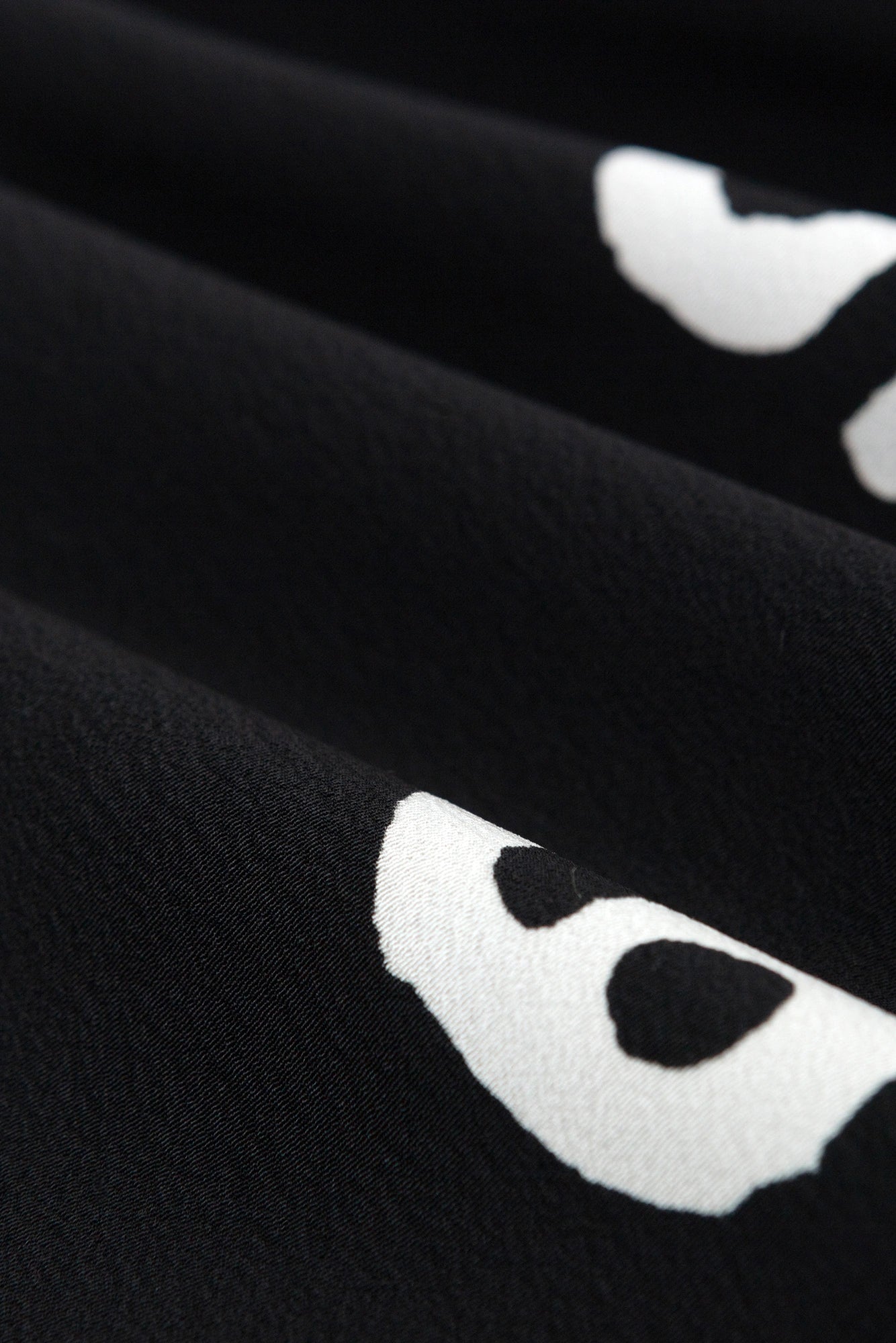SOU・SOU×Kyoto Marubeni Kimono Undergarment (Fabric)／SO-SU-U Large Black×White