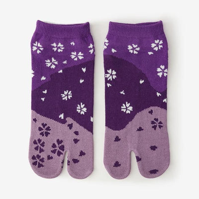 Tabi Socks（Low-cut）／Hanami Purple【Men・Women】
