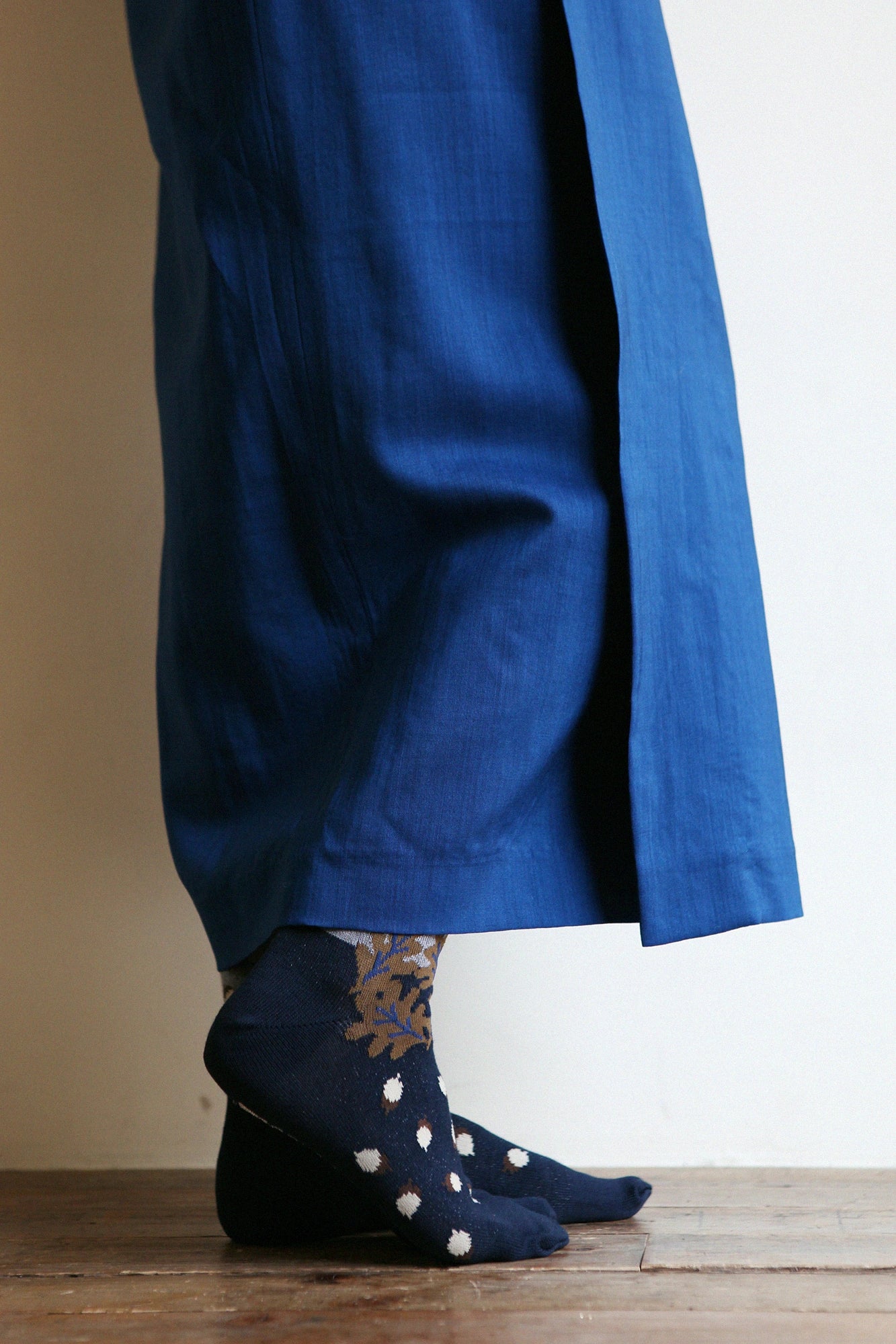 Tabi-Unterteil (normale Länge)/Acorn Roll Iron Marineblau [für Damen und Herren]