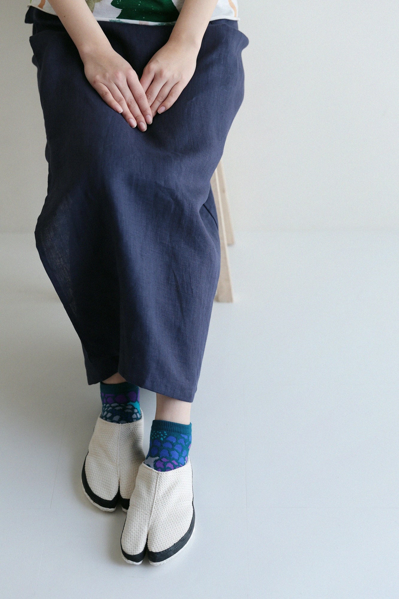 Bas Tabi (longueur cheville)/Kenran Noshima (pour hommes et femmes)