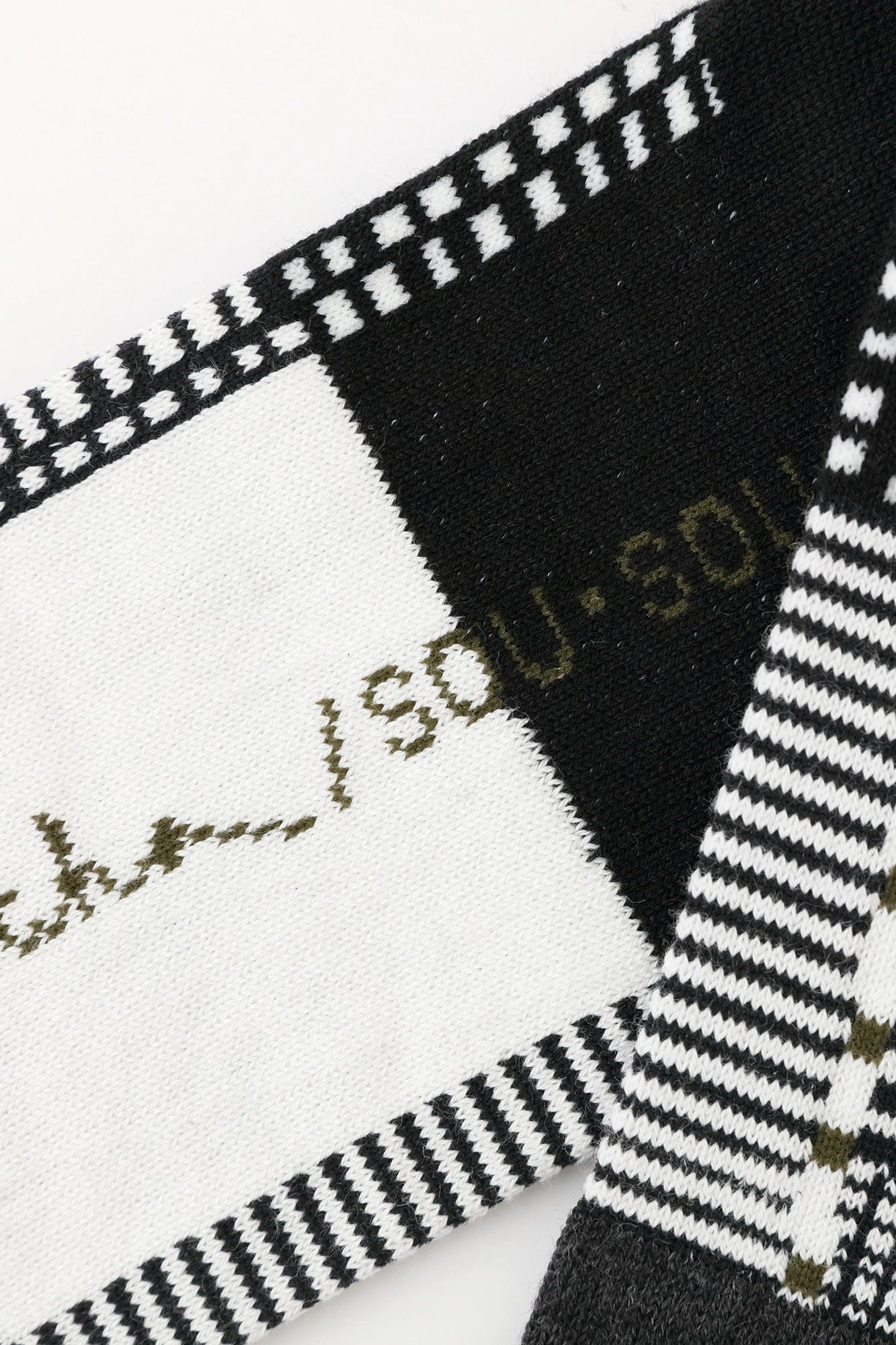 Tabi Socks（Low-cut）／Lines and Dots Ink Black【Men・Women】