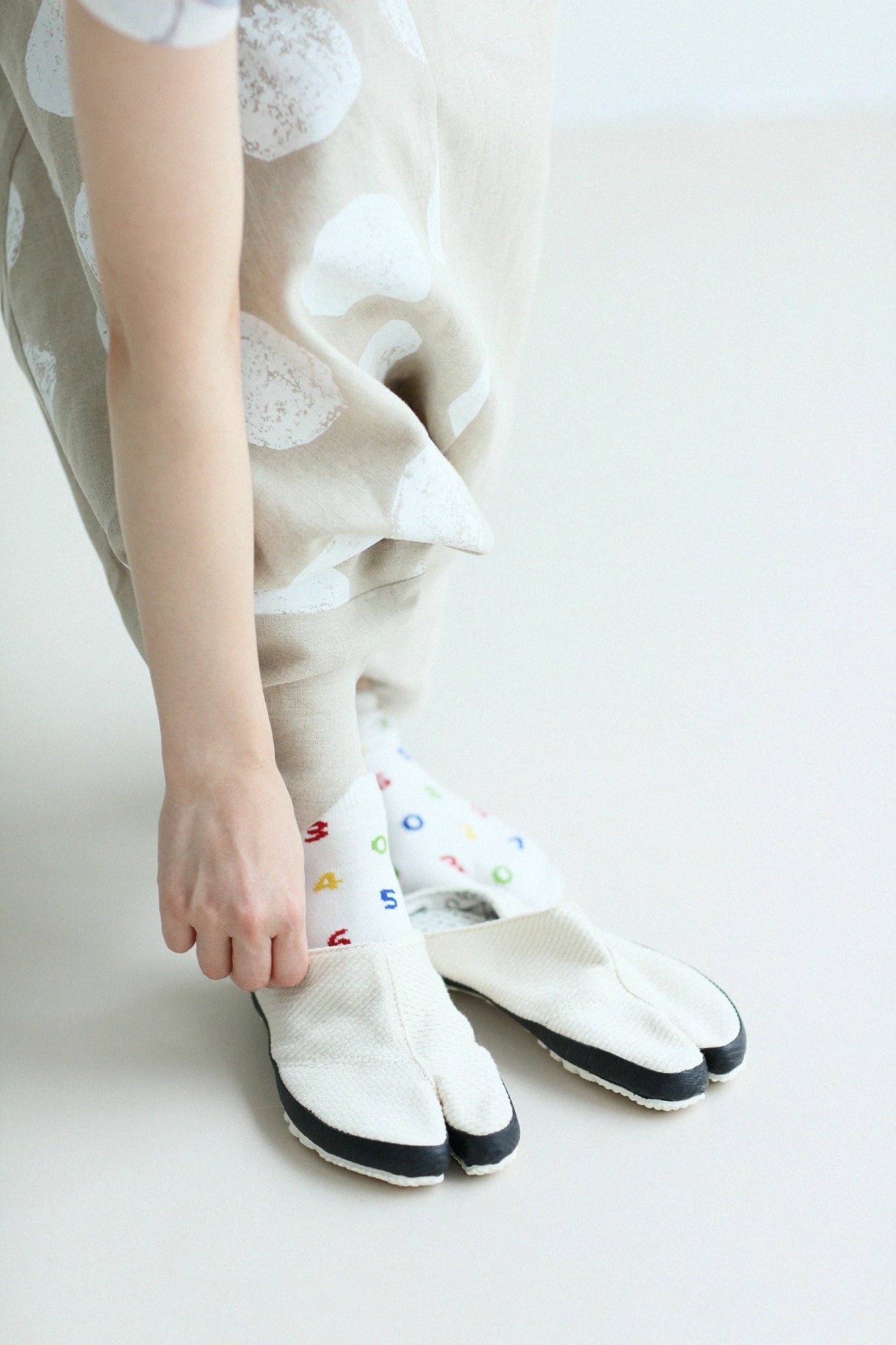 Tabi Socks（Low-cut）／SO-SU-U 4-color Ecru【Men・Women】