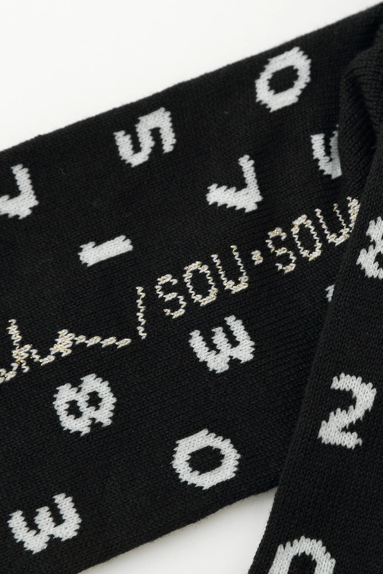 Tabi Socks（Low-cut）／SO-SU-U Black×White【Men・Women】