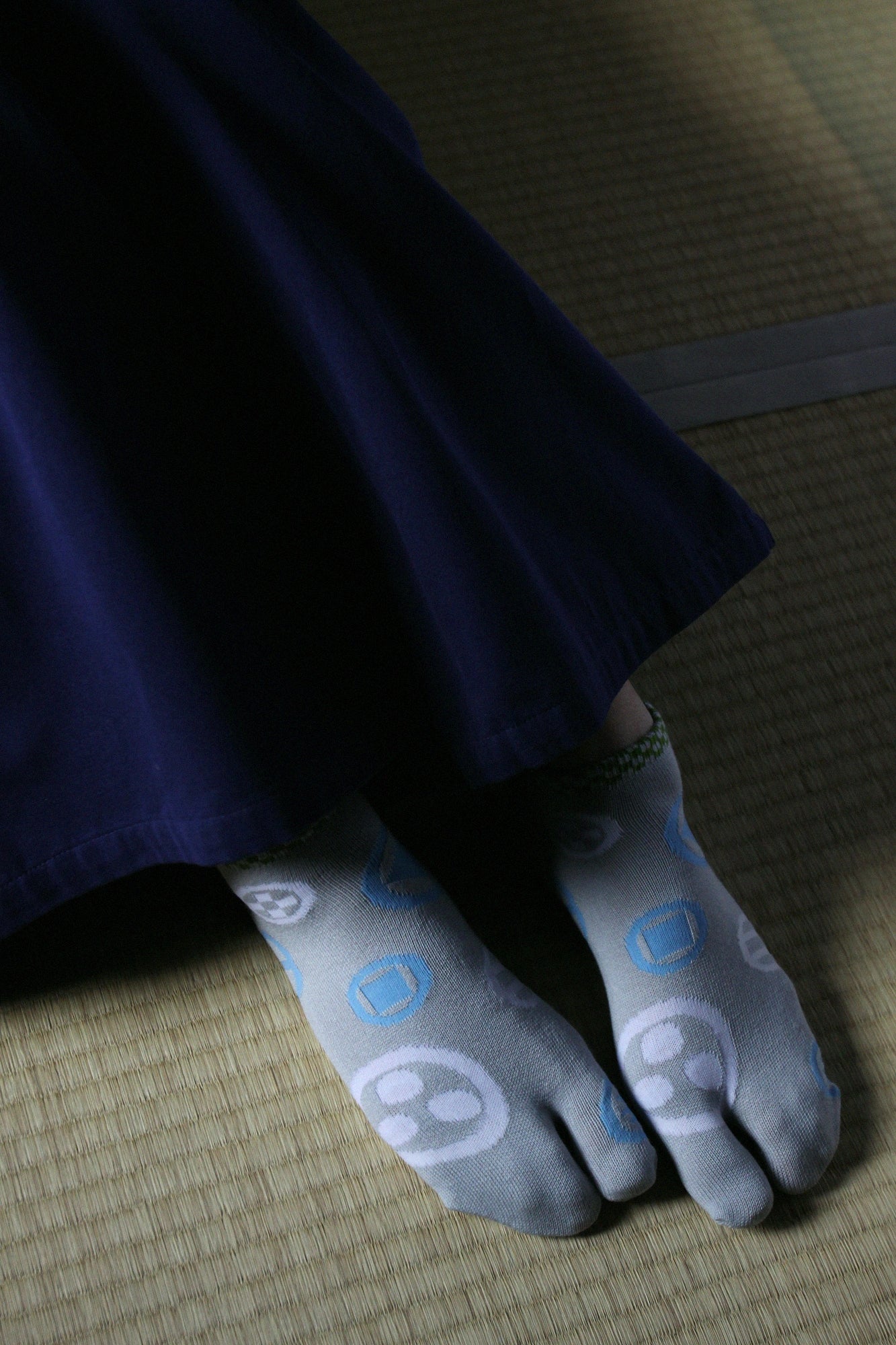 Tabi Socks（Low-cut）／Family Crest & Checker Silver2【Men・Women】