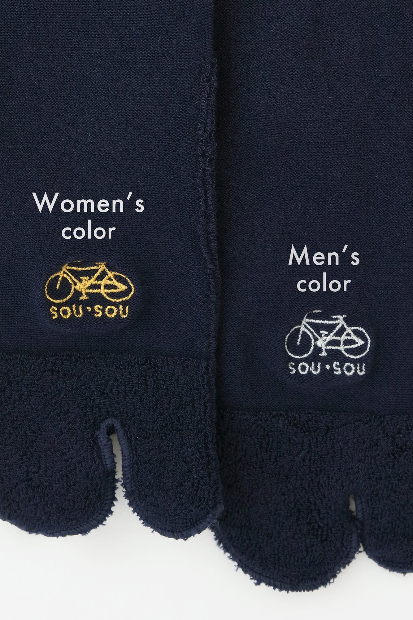 Cushion Pile Tabi Socks (Low-cut) / Prussian Blue