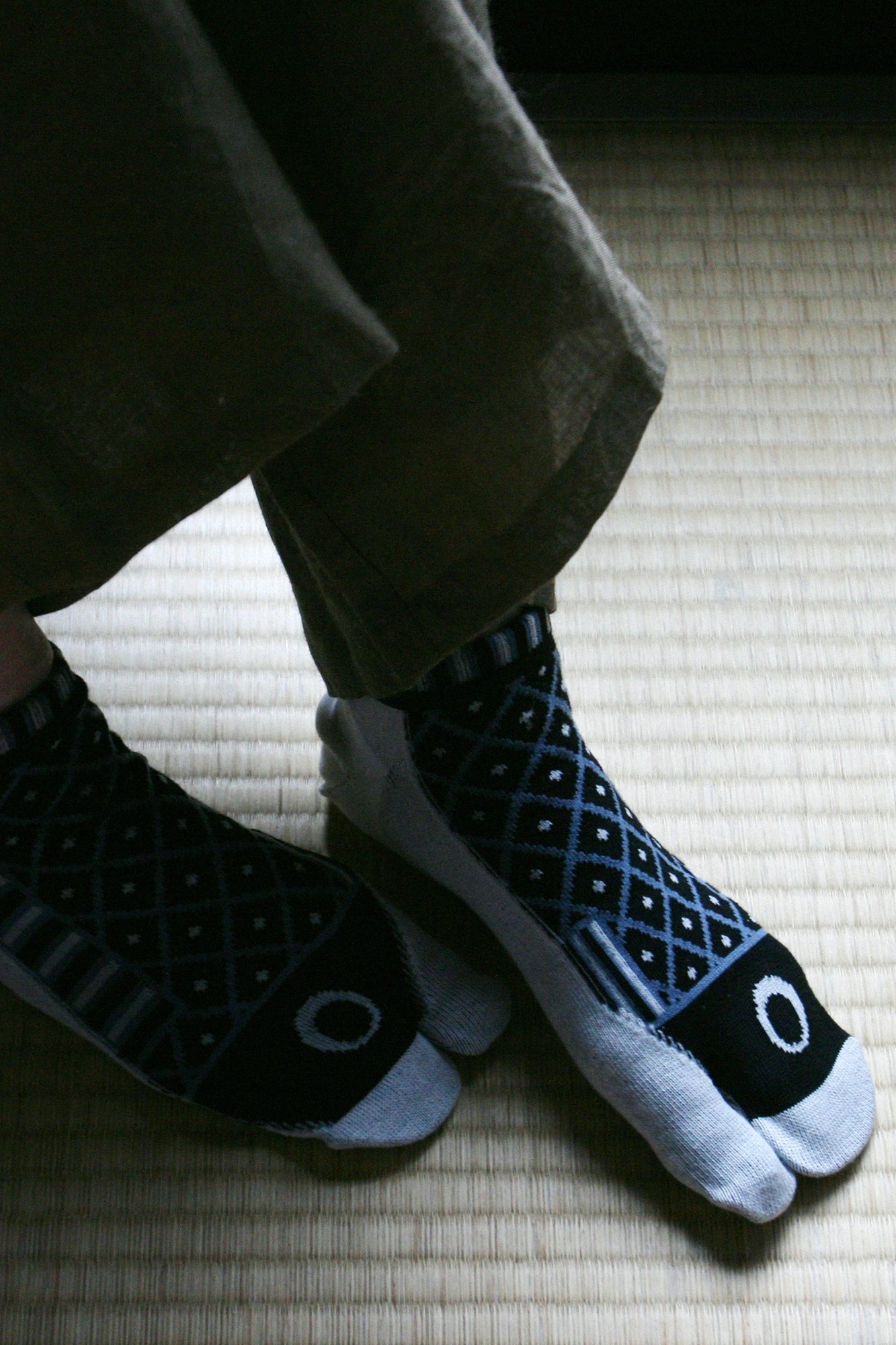Tabi Socks（Low-cut）／Carp Streamer Black【Men・Women】