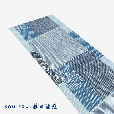 SOU · SOU × Fujita Kenzen indigo printing cloth / handkerchief