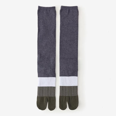 Tabi Socks（Under Knee）／Rin Grey×Matcha Green【Women】