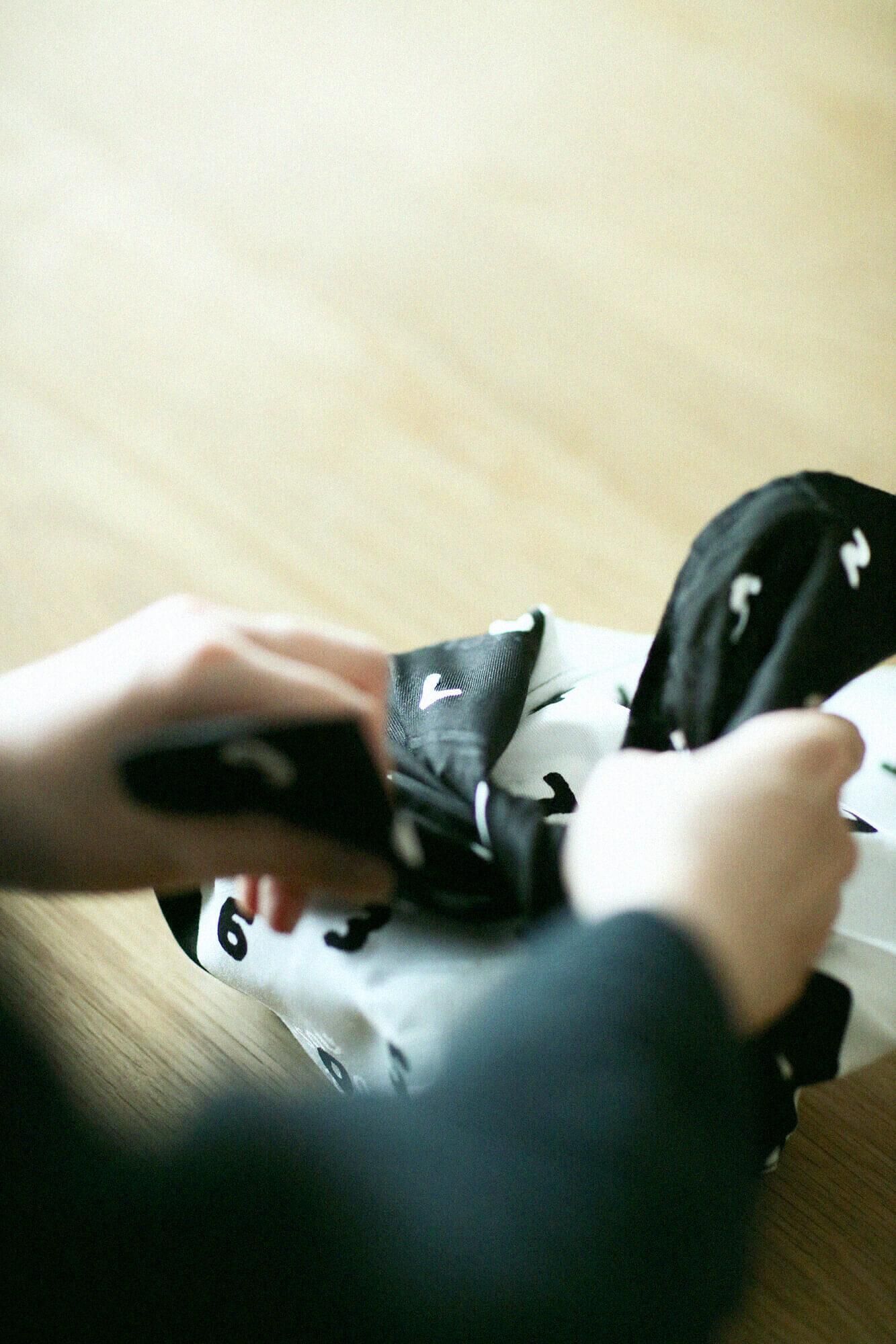 SOU・SOU ×荒川益次郎商店風呂敷（小）／SO-SU-U十數