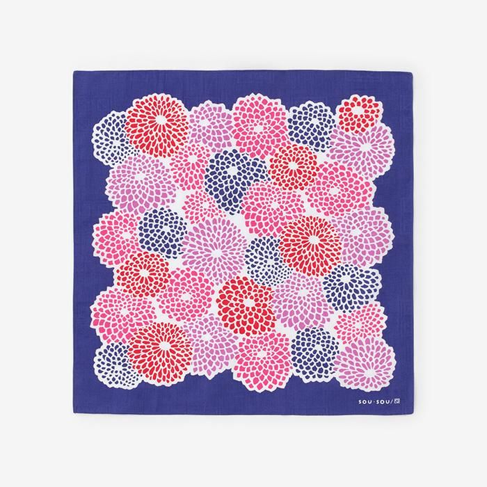 SOU・SOU ×Arakawa Masujiro Furoshiki (Small) / Chrysanthemum