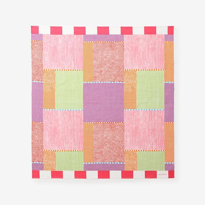 SOUSOU 間がさね　生地　① 伊勢木綿 textile手ぬぐい／間がさね 青和（せいわ）