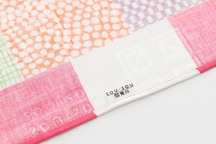 SOU・SOU ×Arakawa Masujiro Furoshiki (Large) / Lines and Dots