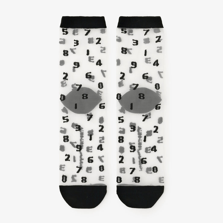 Transparente Textilsocken/SO-SU-U schwarz