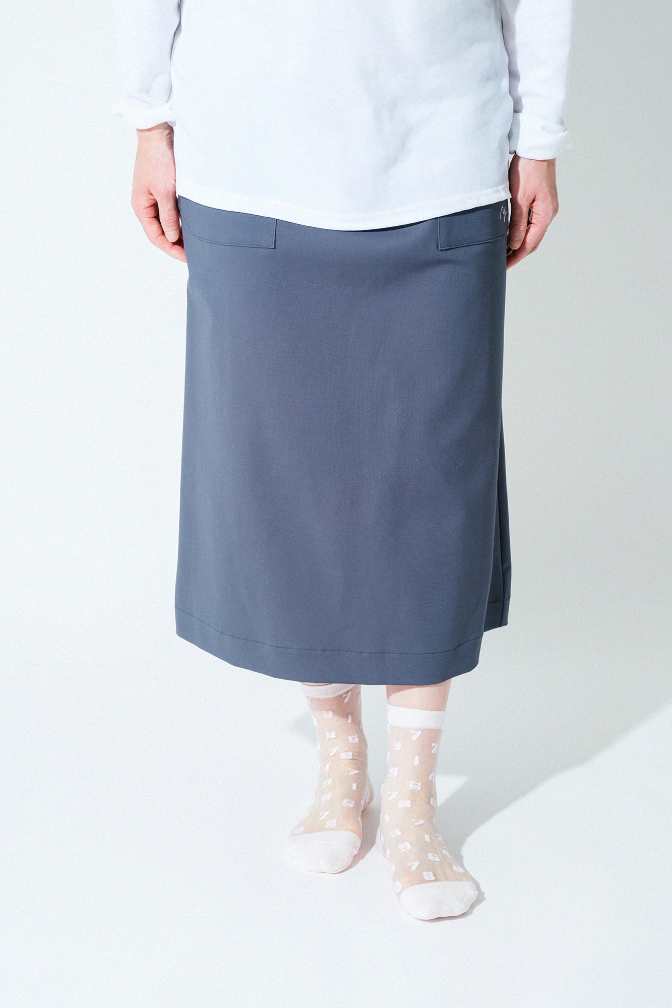 Textile Sheer Socks／SO-SU-U Baby Pink