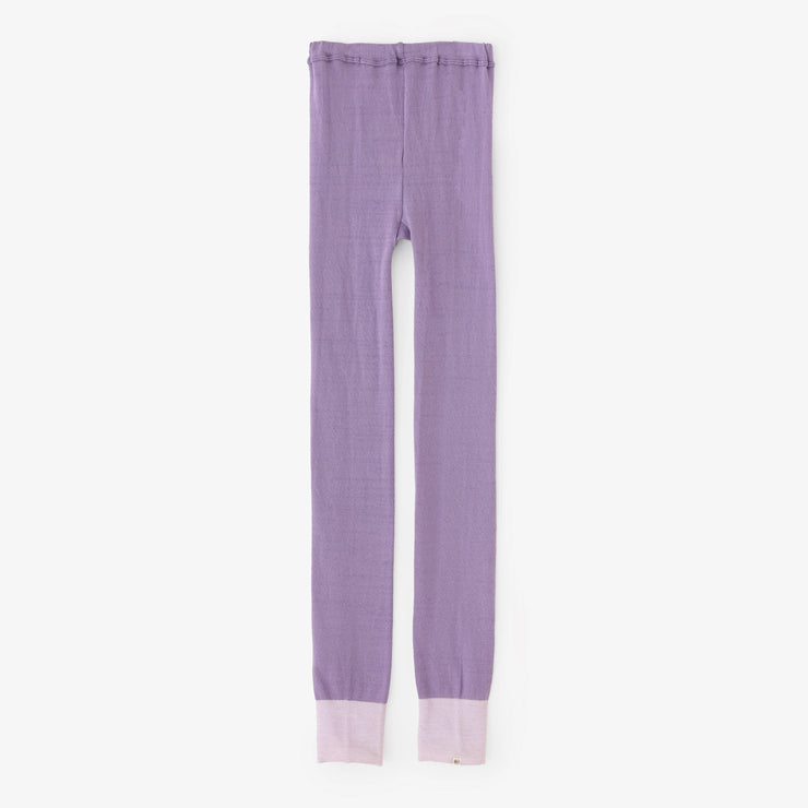 Bi-color Leggings ／Greyish Lilac×Pastel Purple