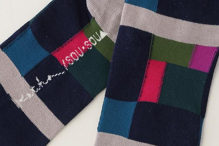 分趾襪（膝下長度）／積木 秋風