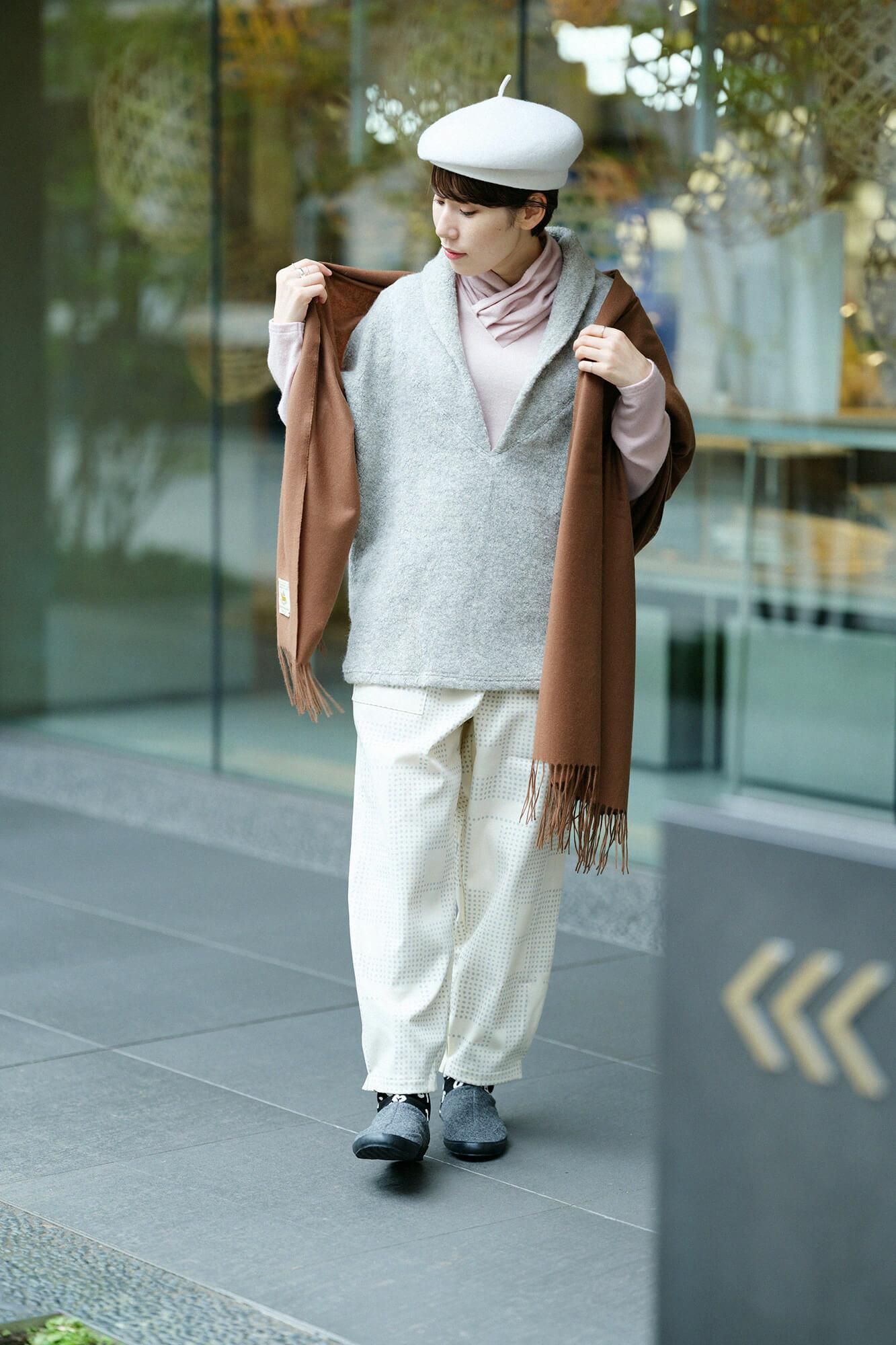 ベビーキャッシュ(R) ガーゼストール／しゅろ色