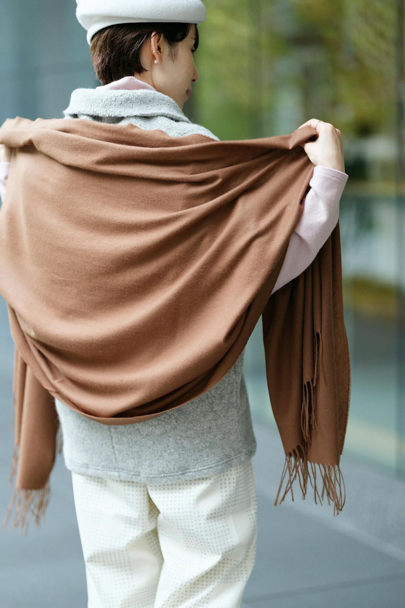 ベビーキャッシュ(R) ガーゼストール／しゅろ色