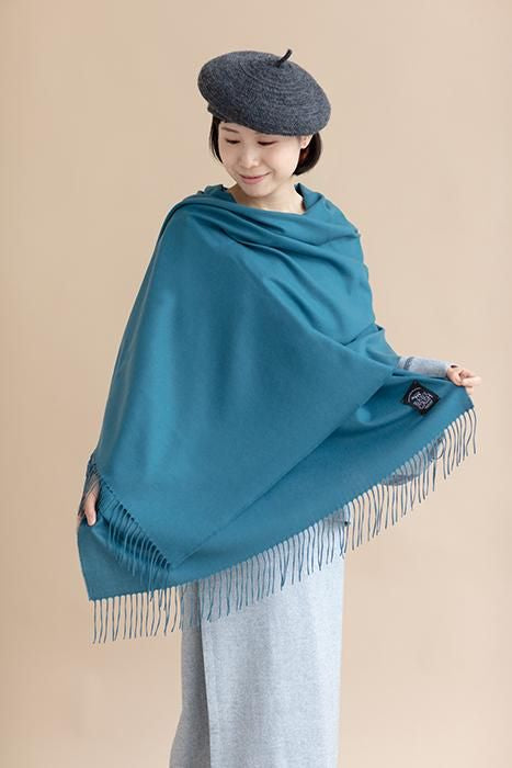 ベビーキャッシュ(R) ガーゼストール／中縹（なかはなだ）