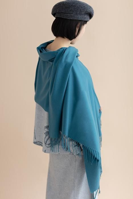 ベビーキャッシュ(R) ガーゼストール／中縹（なかはなだ）