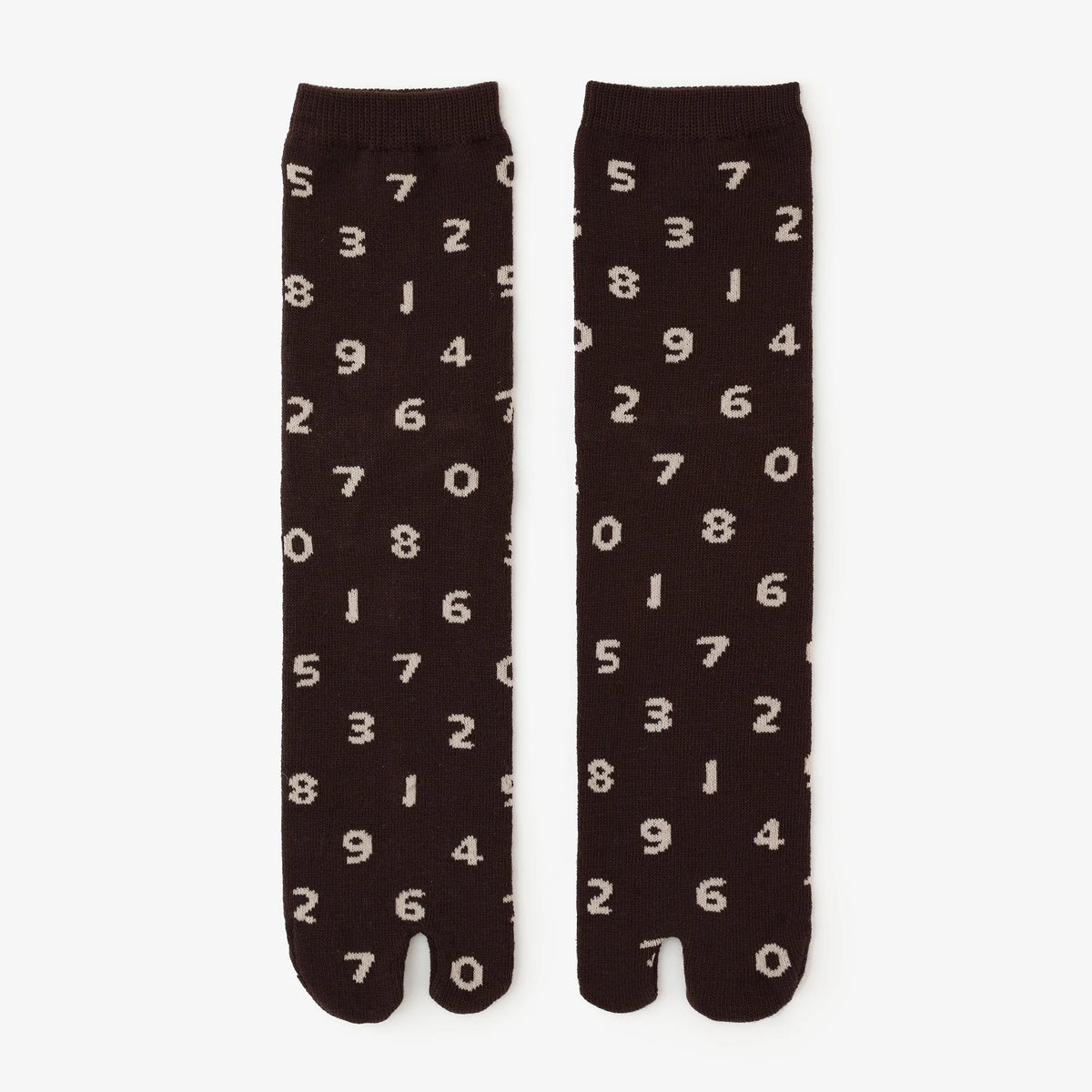 【net Limited】Eco Tabi Socks (Mid-calf)  ／SO-SU-U Chestnut Brown【Women】  ▲