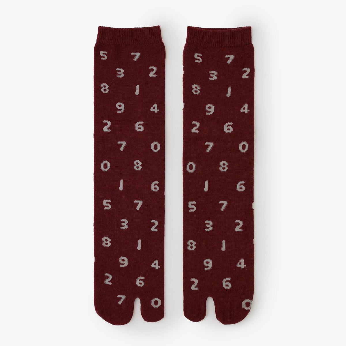【net Limited】Eco Tabi Socks (Mid-calf)  ／SO-SU-U Copper Red【Women】  ▲