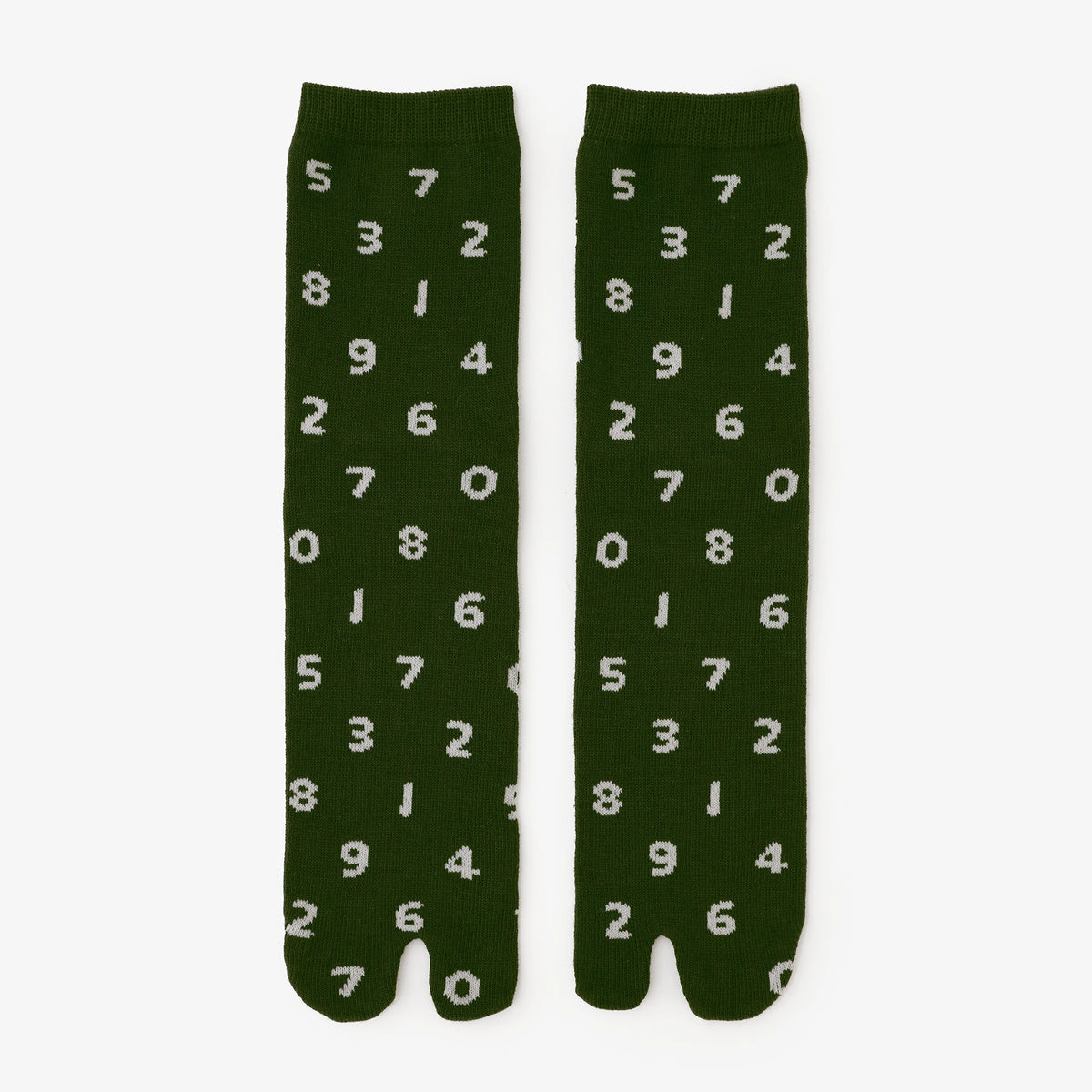 【net Limited】Eco Tabi Socks (Mid-calf)  ／SO-SU-U Moss Green【Women】  ▲