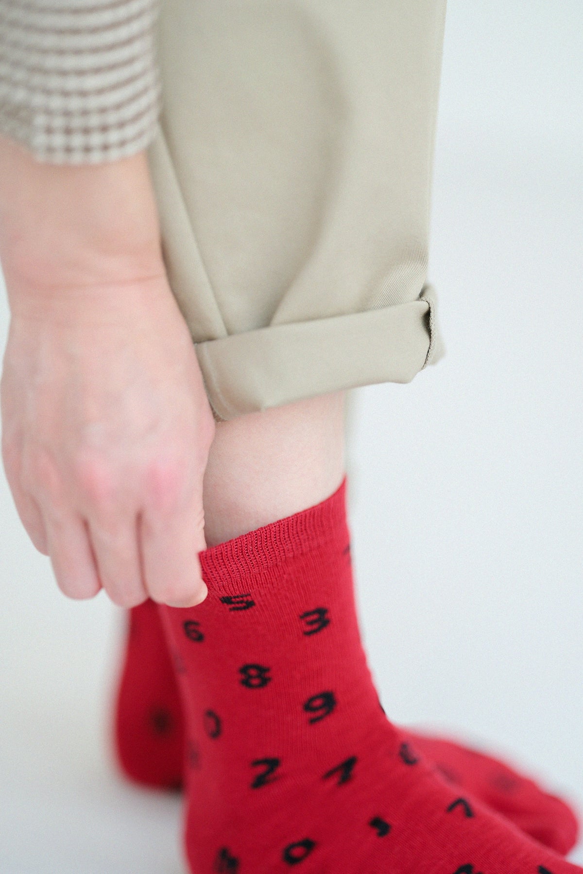 【Nur online】Ökologische Socken unterhalb des Knöchels (normale Strümpfe) / SO-SU-U Farbe Madderrot【für Damen】▲ 