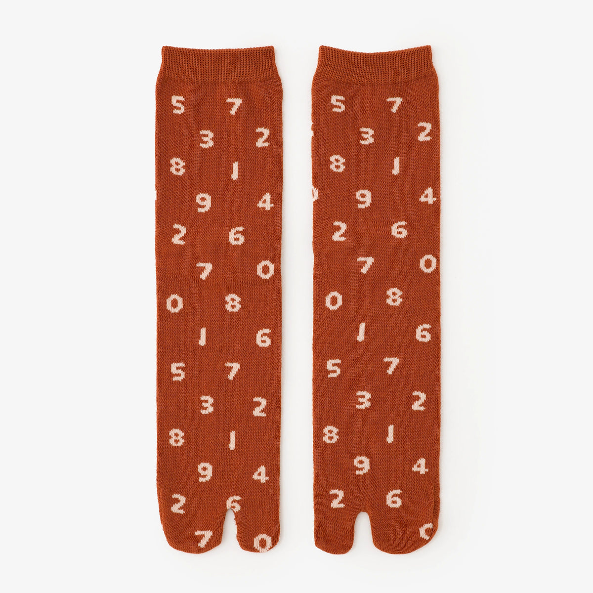 【net Limited】Eco Tabi Socks (Mid-calf)  ／SO-SU-U Reddish Orange【Women】  ▲