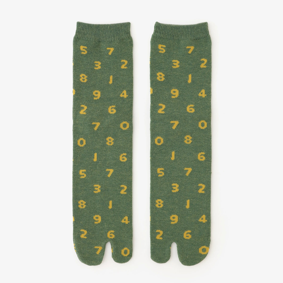 【net Limited】Eco Tabi Socks (Mid-calf)  ／SO-SU-U Heather Grass Green【Women】  ▲