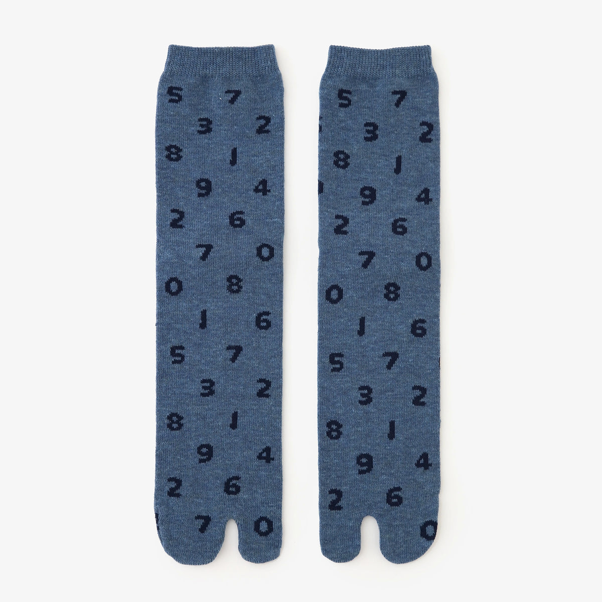 【net Limited】Eco Tabi Socks (Mid-calf)  ／SO-SU-U Heather Indigo【Women】  ▲