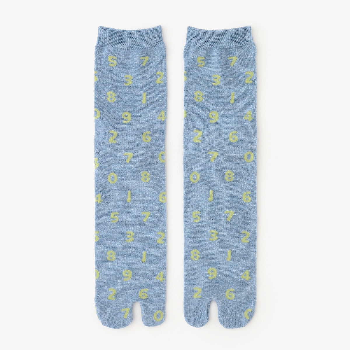 【net Limited】Eco Tabi Socks (Mid-calf)  ／SO-SU-U Heather Pastel Blue【Women】  ▲
