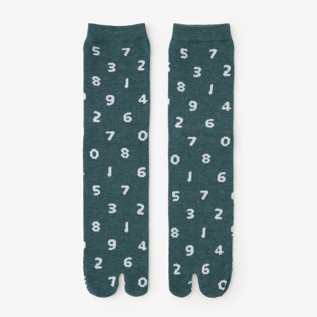 【net Limited】Eco Tabi Socks (Mid-calf)  ／SO-SU-U Heather Greyish Green【Women】  ▲