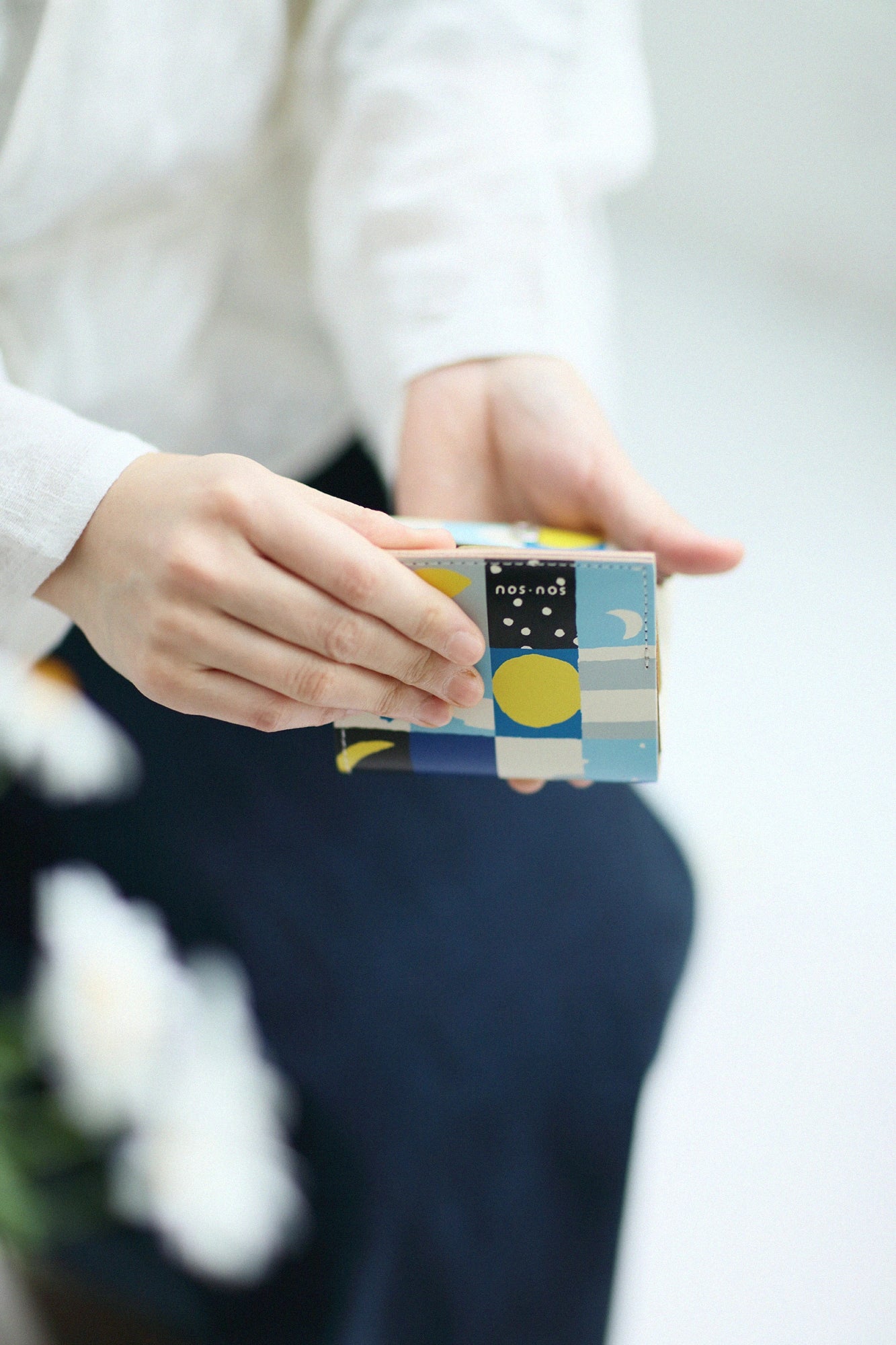 SOU・SOU×QUATRO GATS Smallet / Moon and Stars