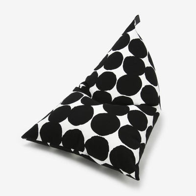 クッション座椅子／おはじき大 つくも×濡羽色【※お届けに約3週間】