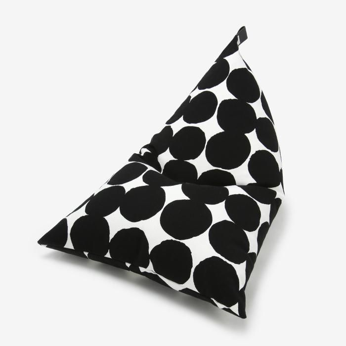 クッション座椅子／おはじき大 つくも×濡羽色【※お届けに約3週間】