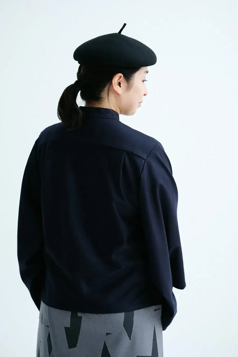 【9月22日頃発送予定】バランサーキュラー(R)ウール 草衣 上／深紺