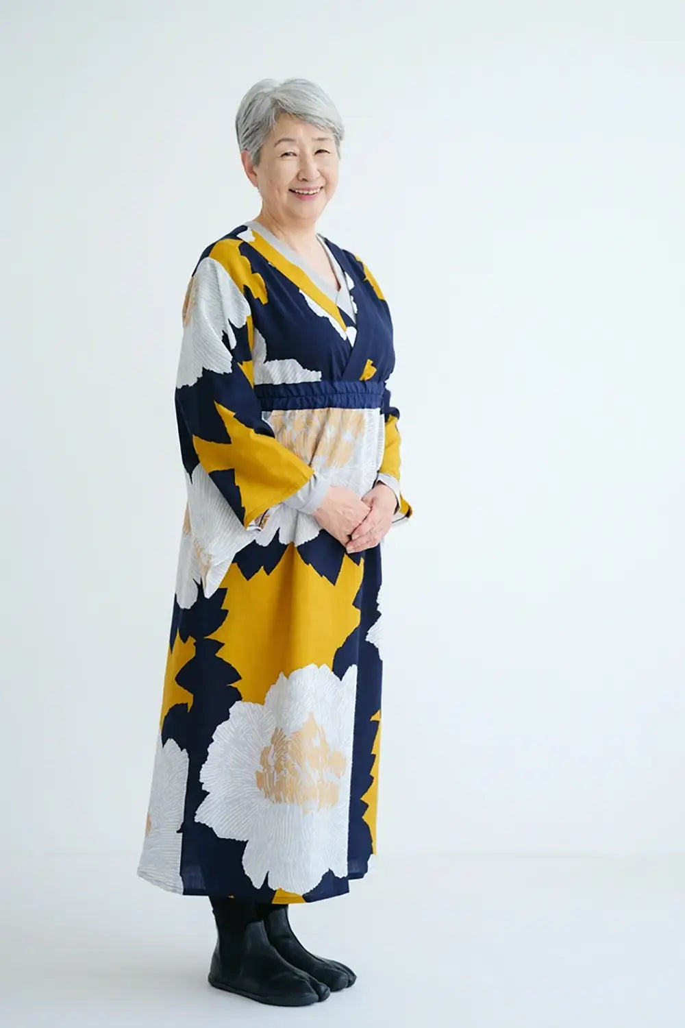 【9月22日頃発送予定】モスリン みたて衣／芍薬 黄昏月