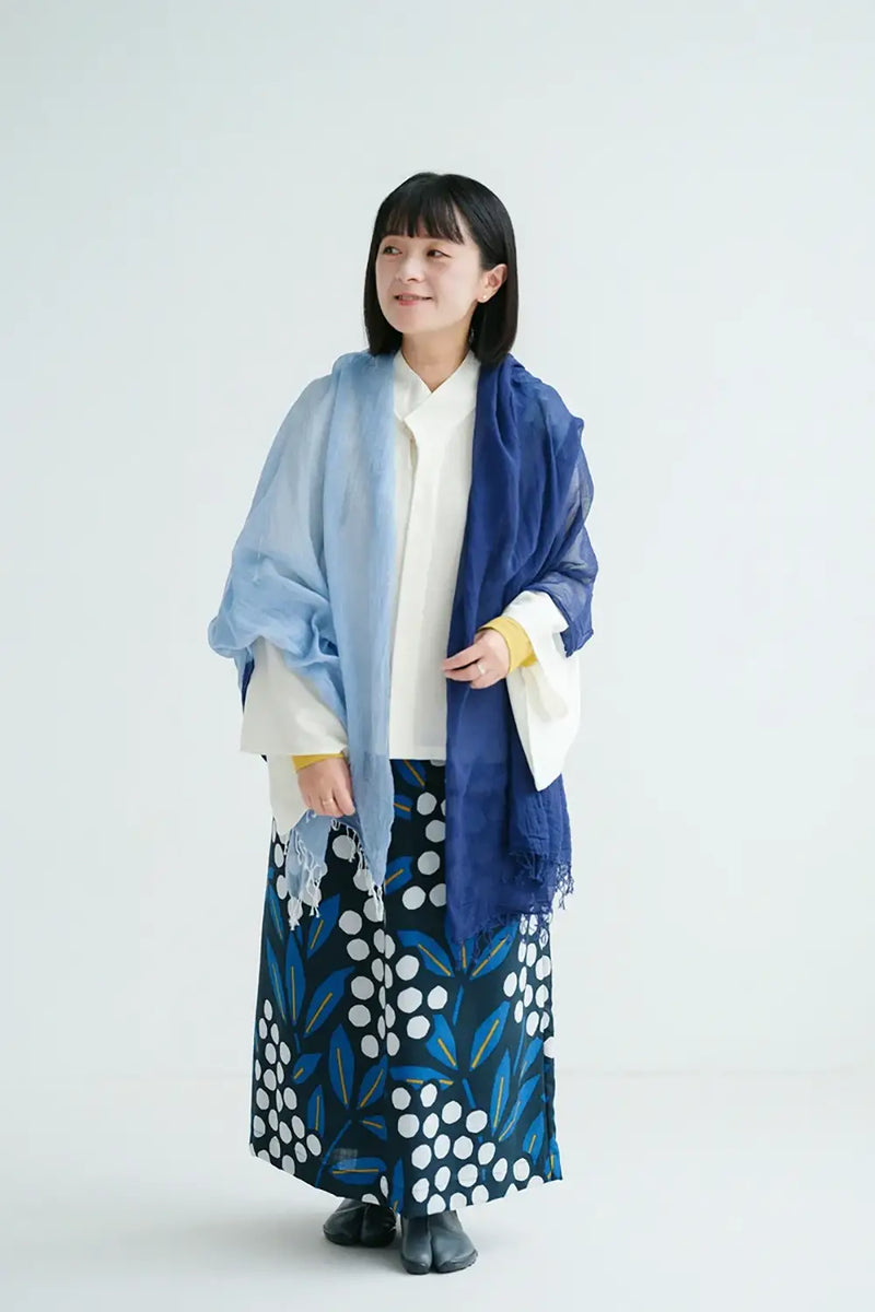 【9月22日頃発送予定】モスリン 双筒衣／南天竹