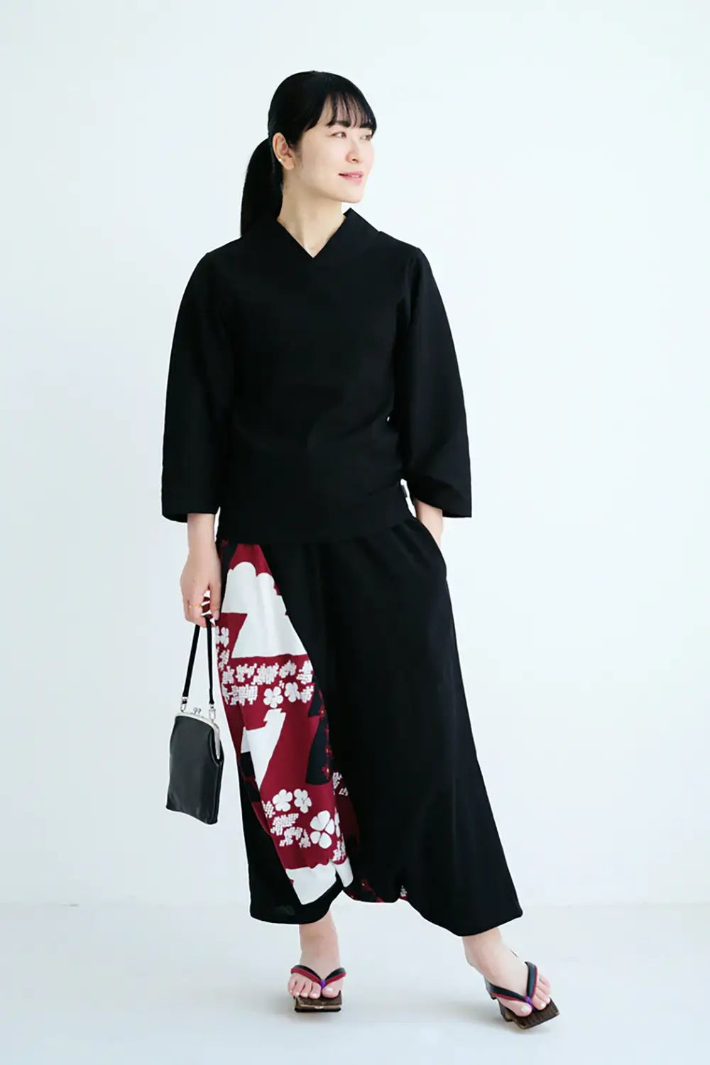 Takashima-Shrink 20/20 Fuji (ふじ) 2.0 / Nurebaigoiro (ぬればいろ) × Kleiner Blumenwolke (こはなぐも) Wandelndes Rautenmuster (かわりびしつなぎもよう) 写し (うつし) 