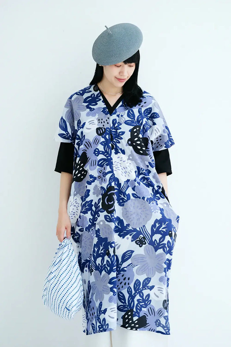 Ise Momen Bun (bun) Rechteckiger Kimono / Tori 