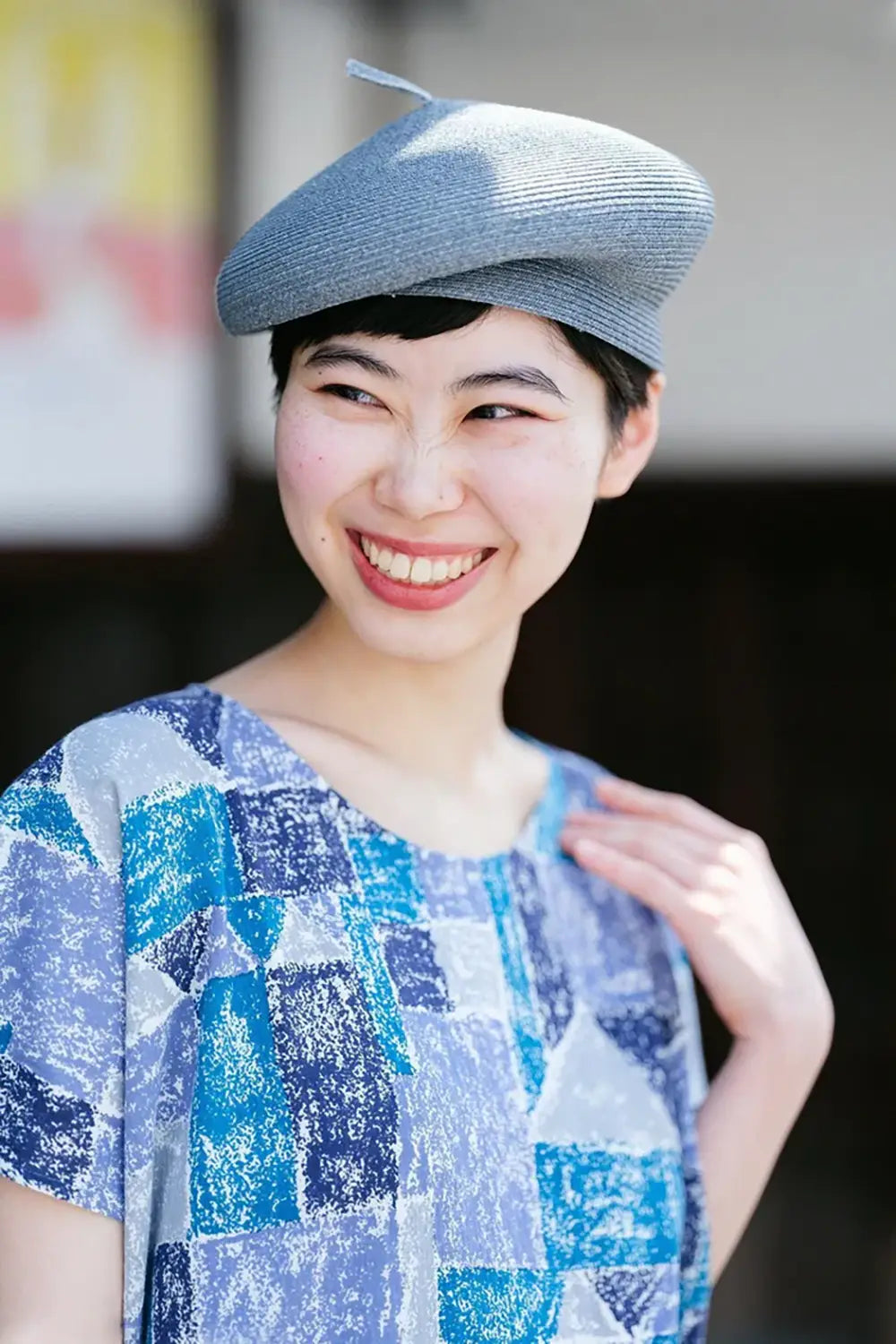 Takashima Shukusaku 20/20 Rechteckiger Kimono (Langform) / Tsumiki no Ie 