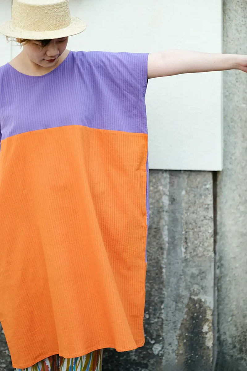 [Versand voraussichtlich um den 21. April] Takashima Jiji 40/20 Akiha Rectangular Cloth Kumi/Benifujinando x Red Orange